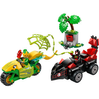 Lego Spidey 11198 Spin and Electro Chase s dinosaury vozidly