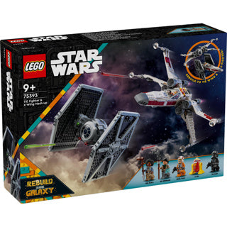 Lego Star Wars 75393 Tie Fighter a X-Wing Combi