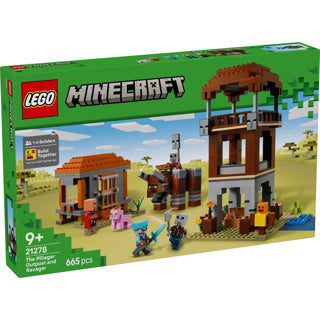 Hoppe Lego 21278 Minecraft the looter Buitenpost and destroys