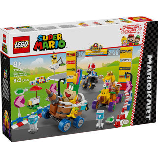 Lego super mario 72036 mario kart baby pêssego e conjunto Grand Prix