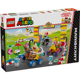 Lego super mario 72036 mario kart baby pêssego e conjunto Grand Prix