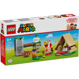 Lego super mario 72040 toad-baas kampeerplaats