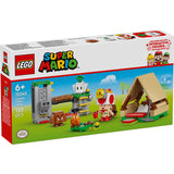 Lego super mario 72040 toad-baas kampeerplaats