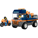 Lego city great vehicles 60491 transportwagen voor motoren | 2 stuks