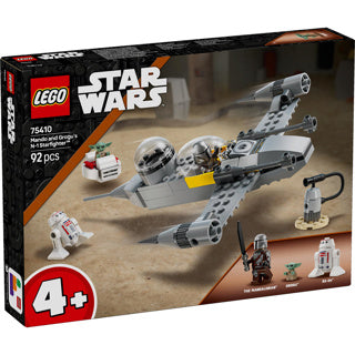 Lego Star Wars 75410 Mando in Grogu's N-1 Starfighter