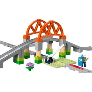 Lego Duplo Town 10426 Set de expansión de vías y puente de tren