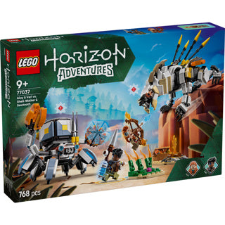 Lego horizon 77037 aloy og varl vs shell walker og sagtann