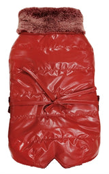 Croci Dog coat padded bull chic red