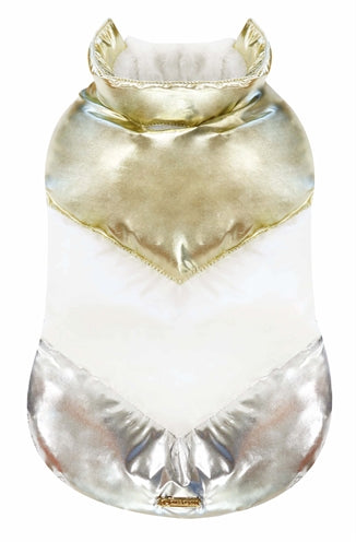 Croci Dog coat padded gilded