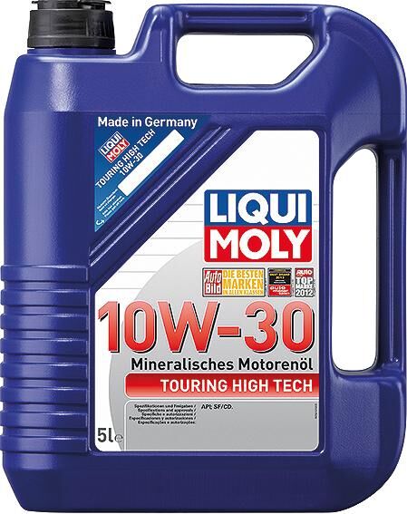 Liqui moly motor oil touring high tech. motor oil 10w-30 5 ltr.