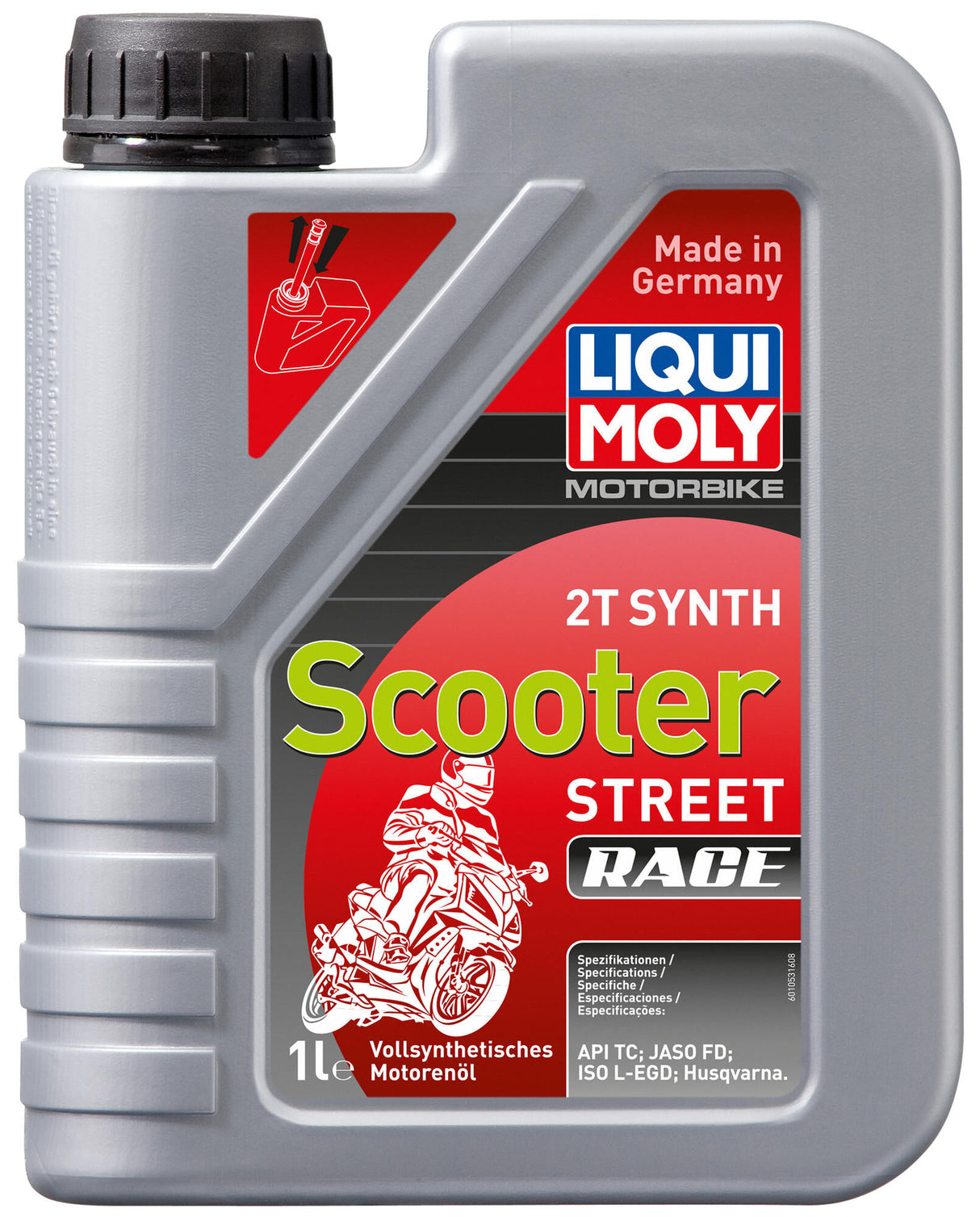 Liqui moly motor oil motorbike 2t synth scooter street race racing scooter 2t 1ltr. lm