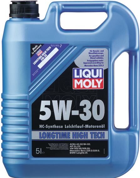 Liqui moly motor oil longtime high tech. motor oil lm 5w30 5 ltr. longtime high tech