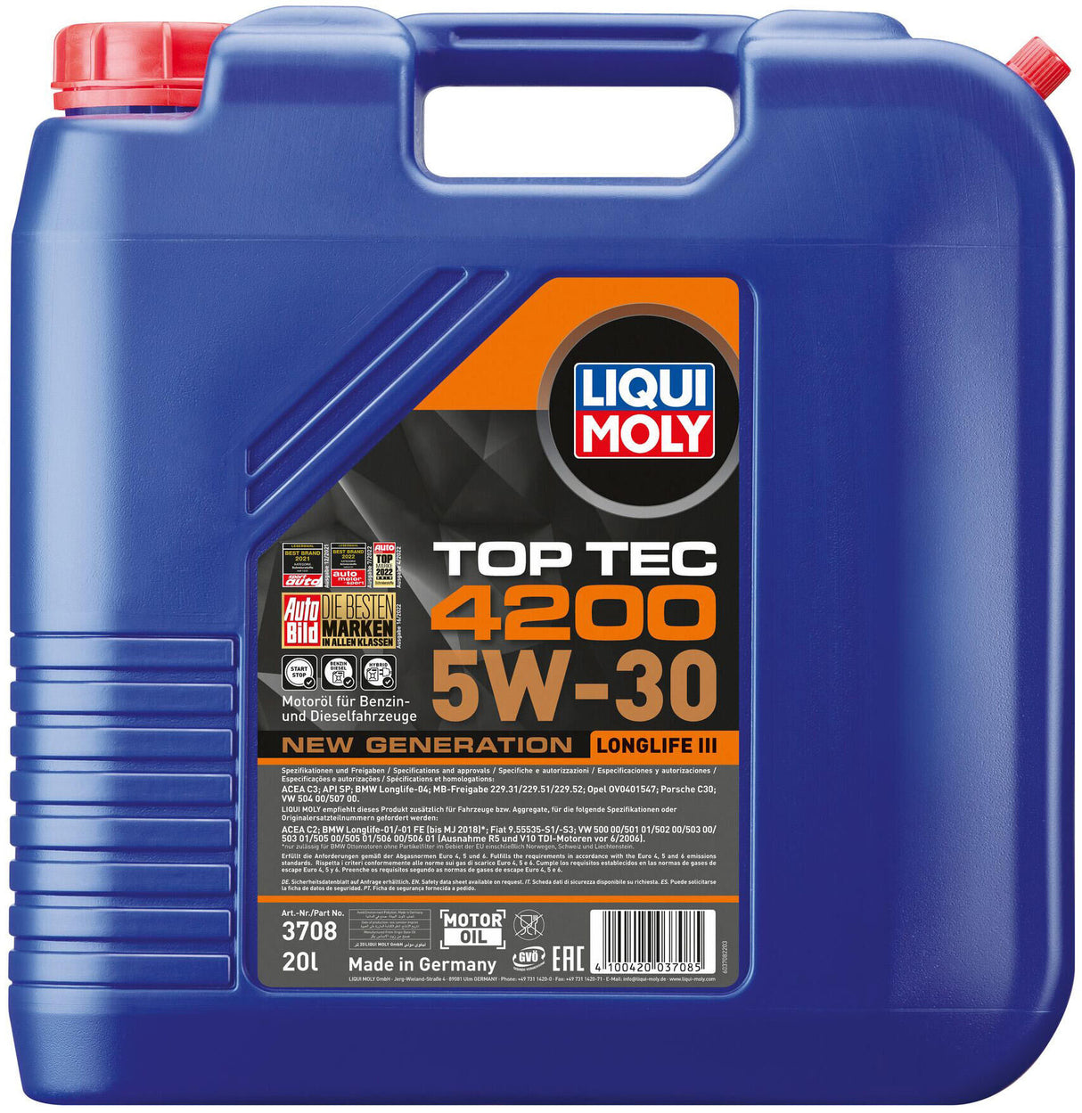 Liqui moly motorolie top tec 4200 new generation .