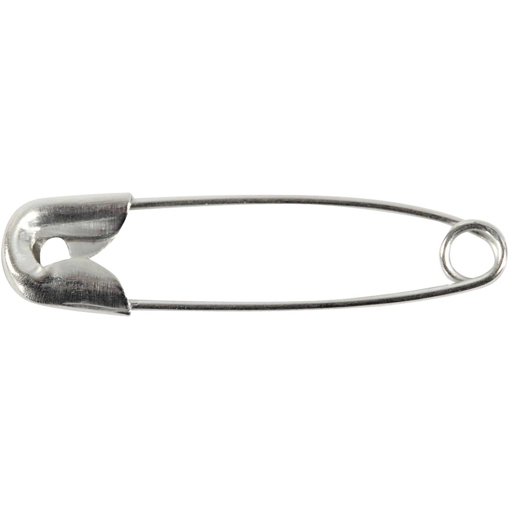 Creativ Company Safety pins Silver, 100th.