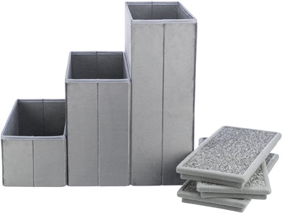 Schodisko Trixie s úložným priestorom sivé