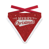 Mentajos regalos Bandana de Navidad Feliz Navidad Glitter Red