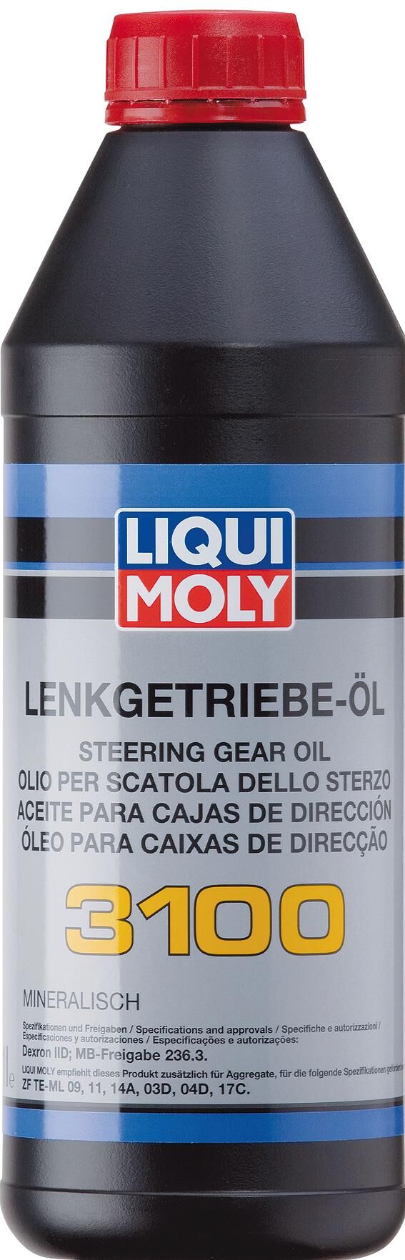 Liqui moly hydraulische olie 3100 steering gear oil lm 1 ltr.