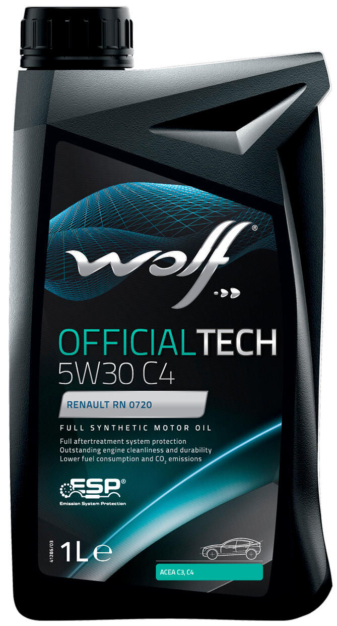 Wolf motorolie officialtech c4 .