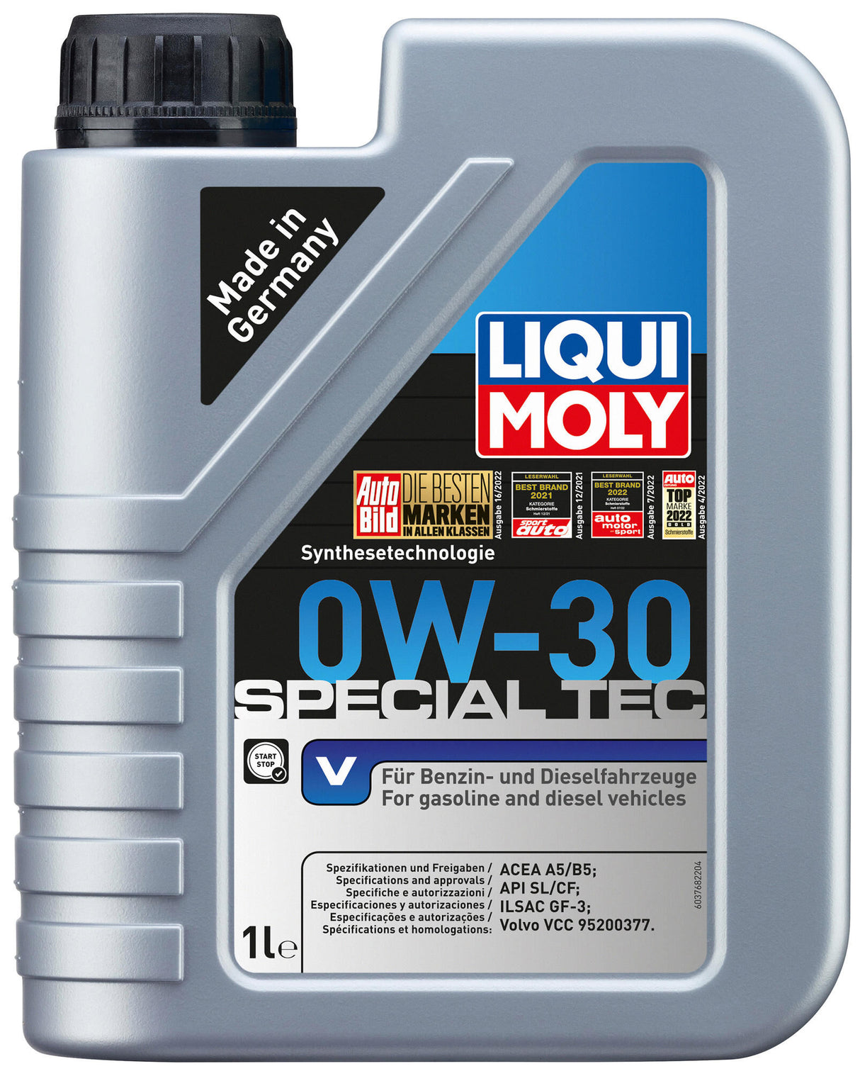 Liqui moly motorolie special tec v special tec v 0w-30 1 ltr lm