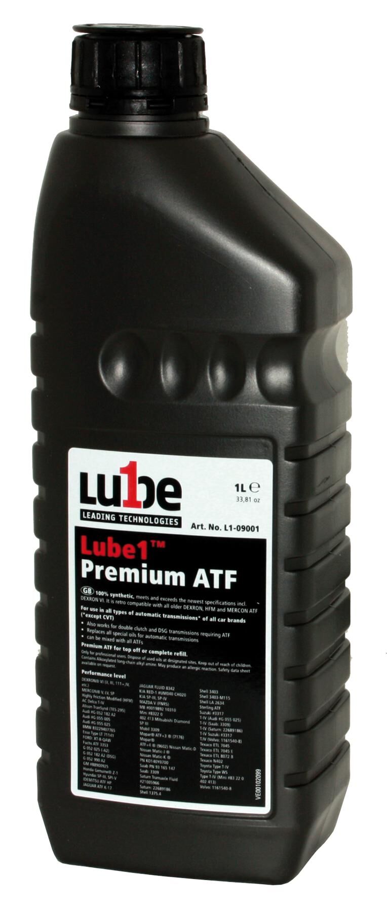 Lube1 Transmissioun Ueleg Premium ATF. premie atf 1l