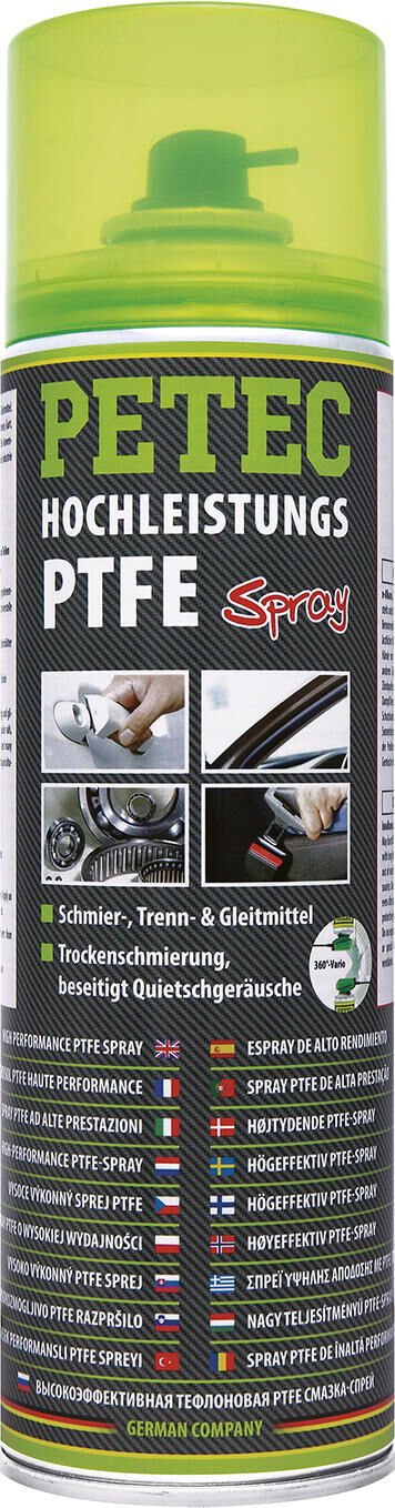 Petec dry lubricant hochl. ptfe spray 500 ml