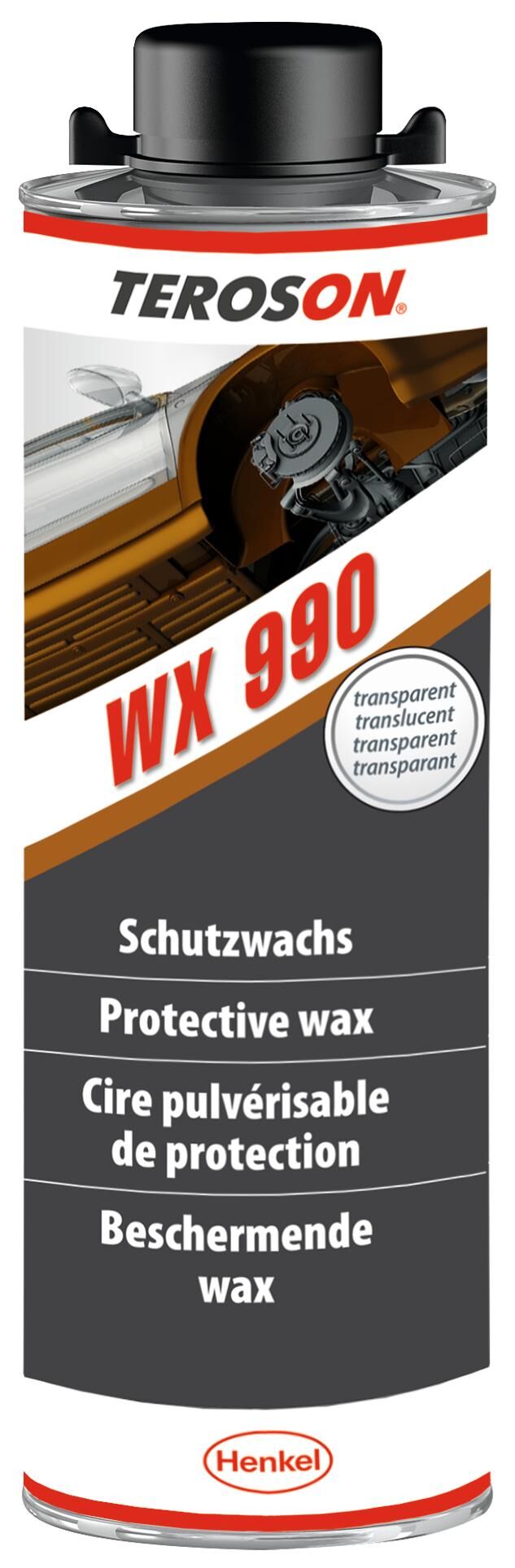 Teroson corrosiebescherming wx 990 protective wax 1000 ml wx 990