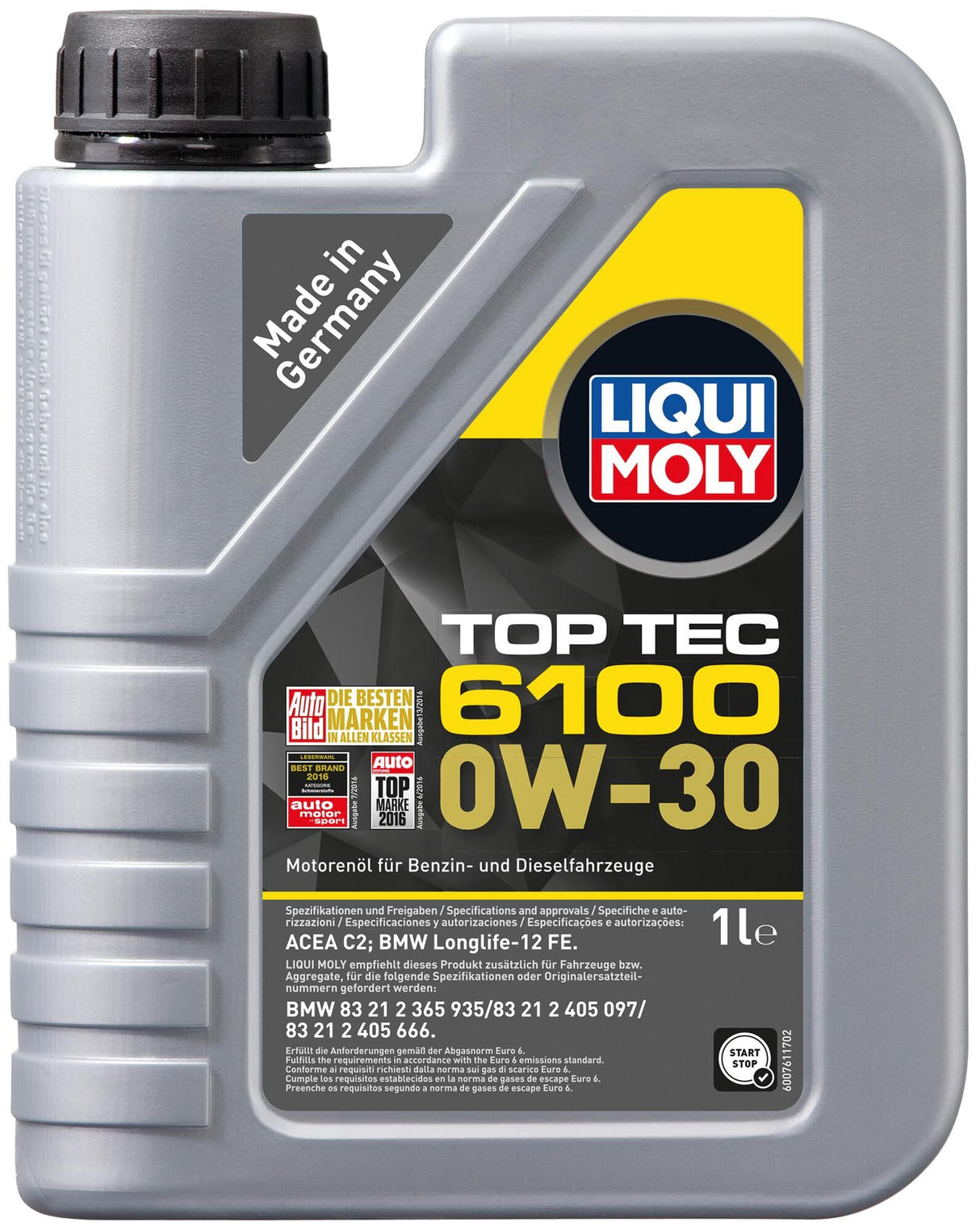 Liqui moly motorolie top tec 6100 . oil top tec 6100 1l 0w-30