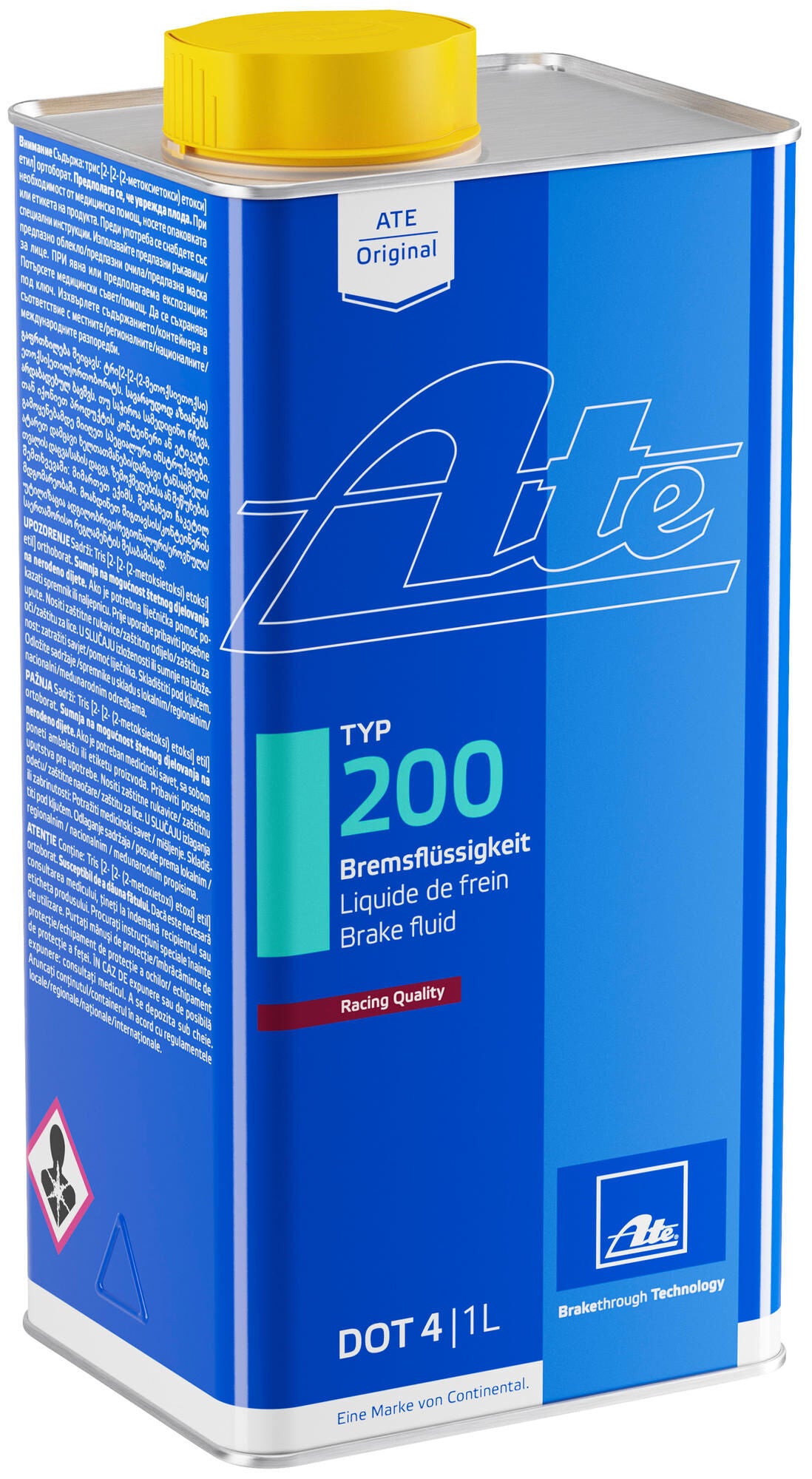 Ate brake fluid super blue racing brake fluid1 l 1l can