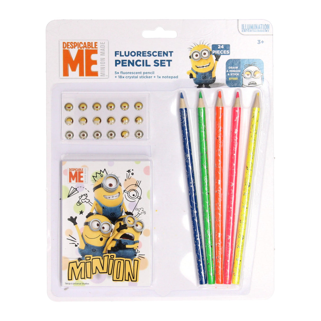 Minions craft set, 24 pieces.