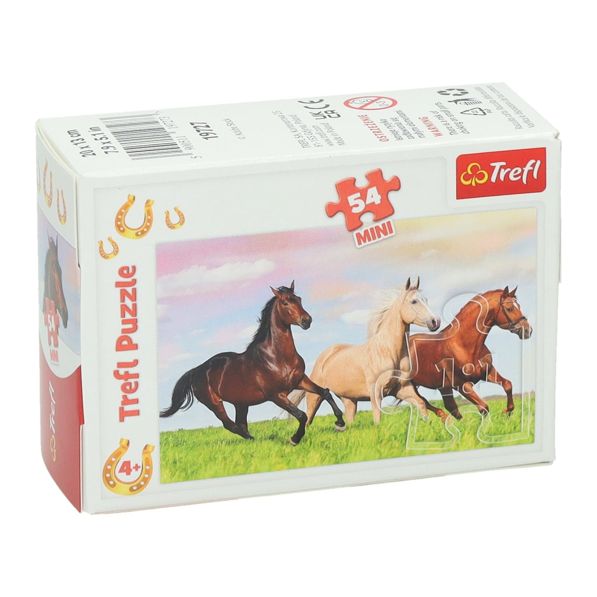 Mini puzzel paarden, 54st.