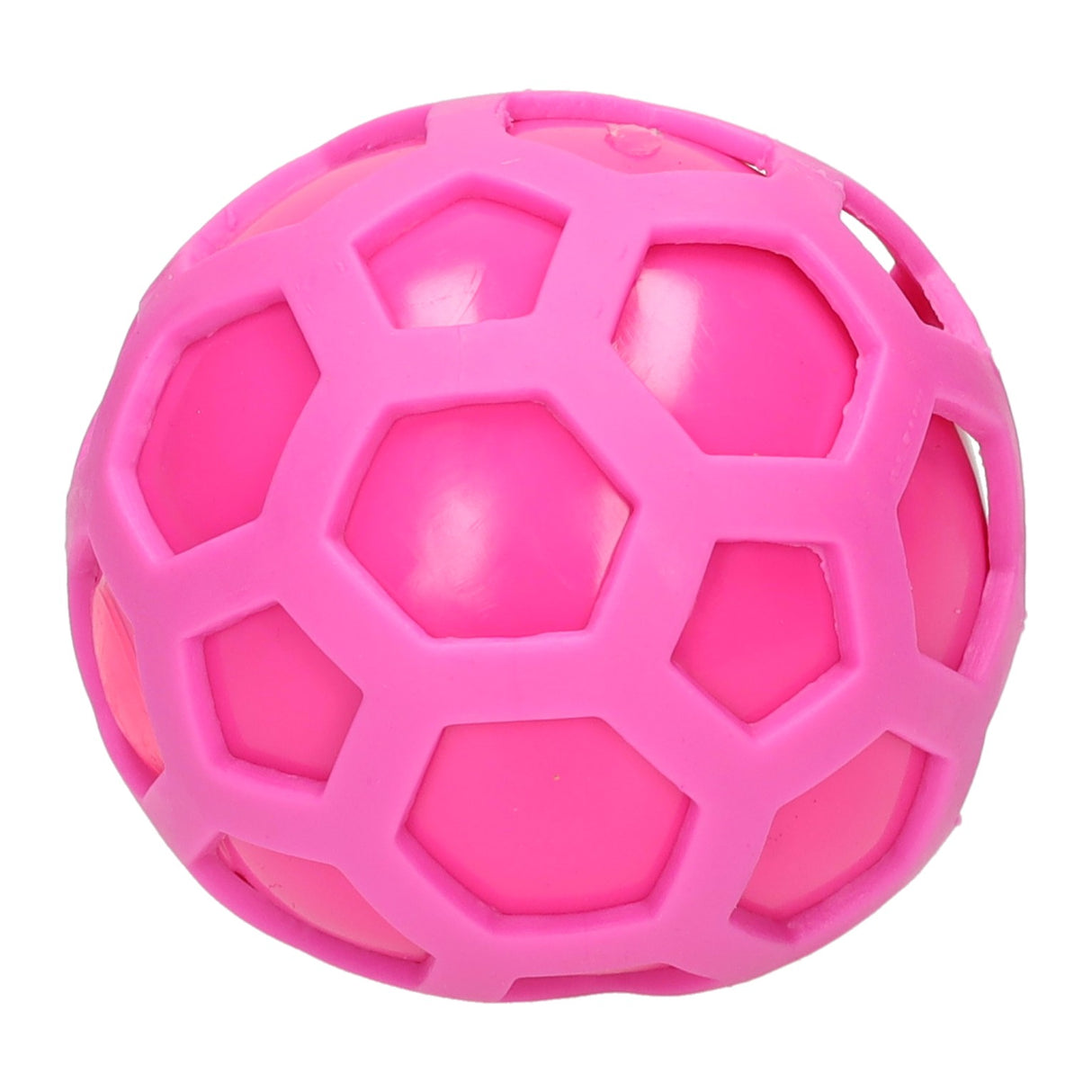 Squeeze bal zeshoek patroon