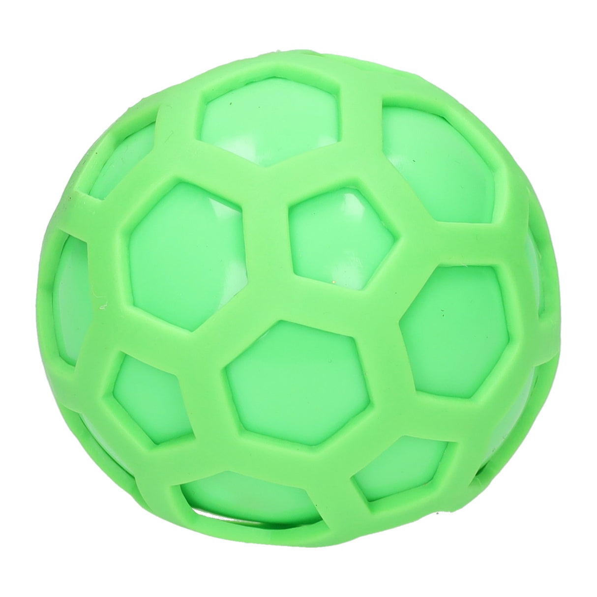 Squeeze ball hexagon pattern