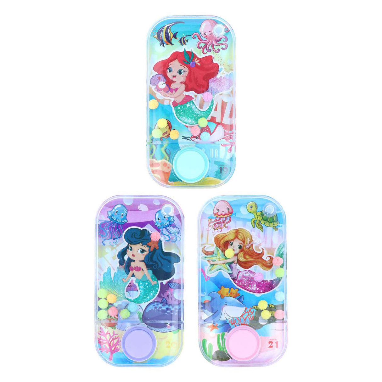 Sirena del gioco di pazienza in acqua