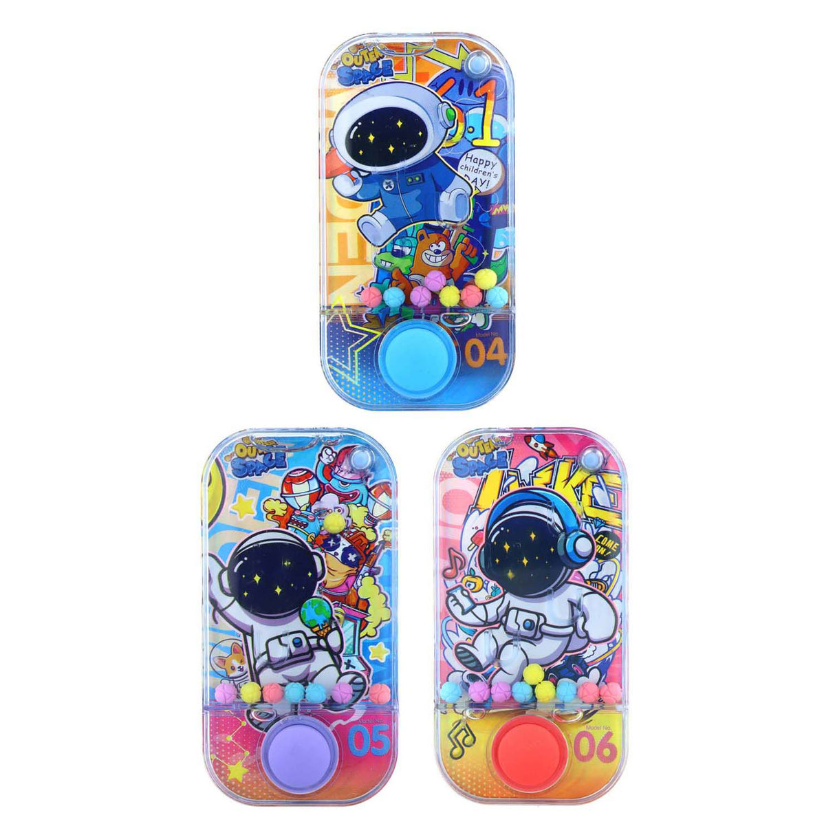 Water patience game space travel