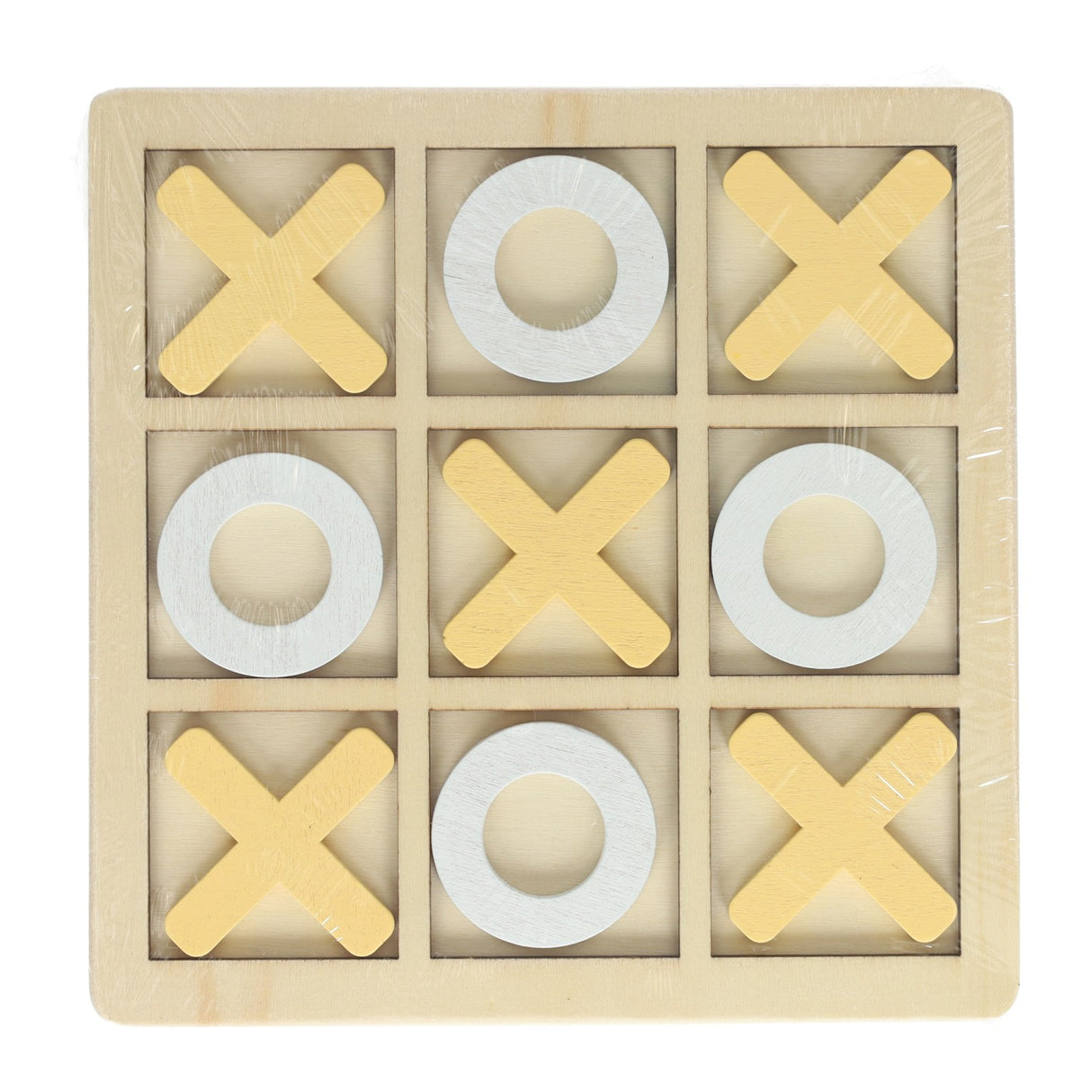 Wooden tic-tac-toe game - 14x14cm
