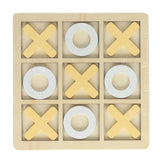 Wooden tic-tac-toe game - 14x14cm