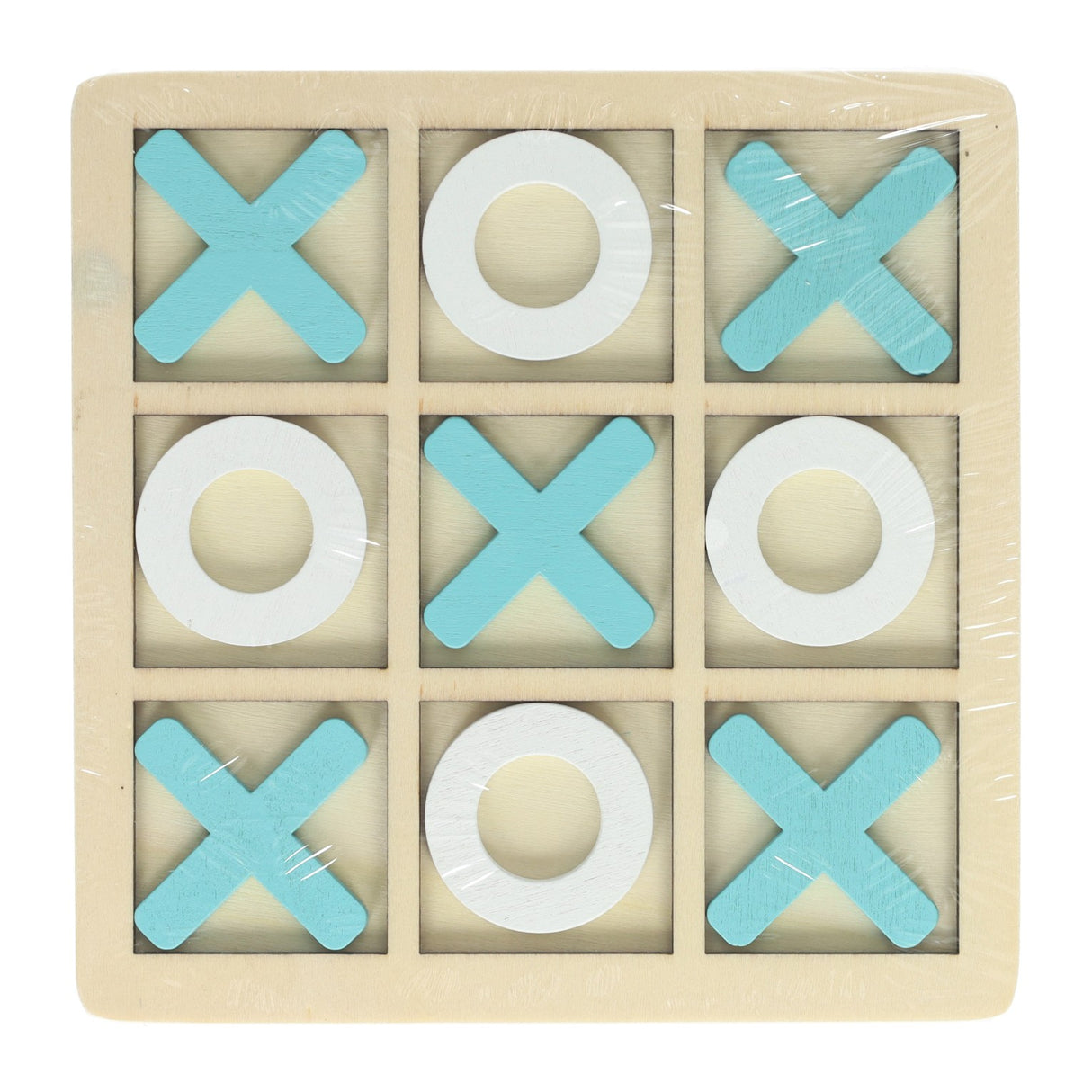 Wooden tic-tac-toe game - 14x14cm