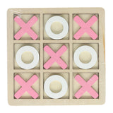 Wooden tic-tac-toe game - 14x14cm