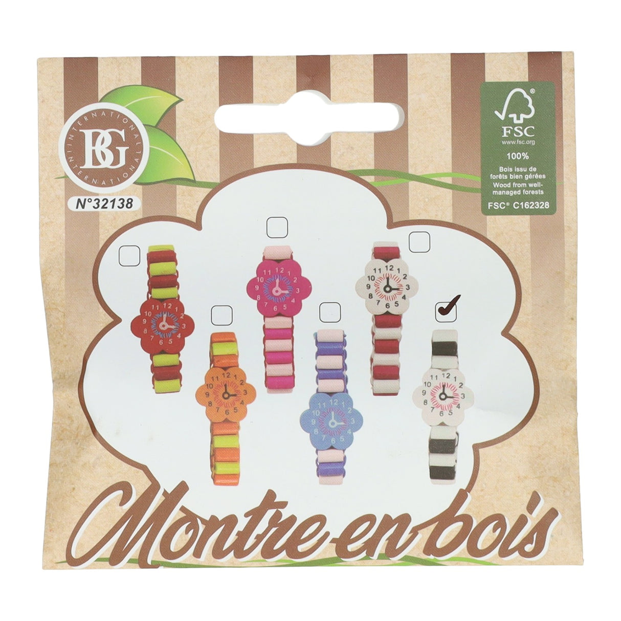 Wooden colored watch