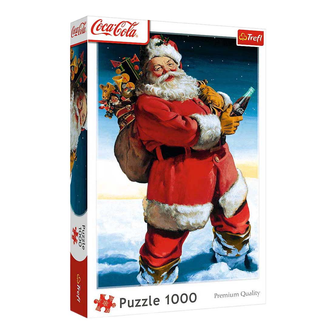Kerstpuzzel coca cola in de sneeuw - 1000st.