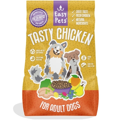 Easypets voksen velsmagende kyllingekorn -fri