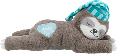 Trixie Plush sloth Gray with Heartbeat for Puppy