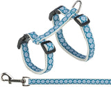 Trixie Cat Harness with Leash Gray Blue
