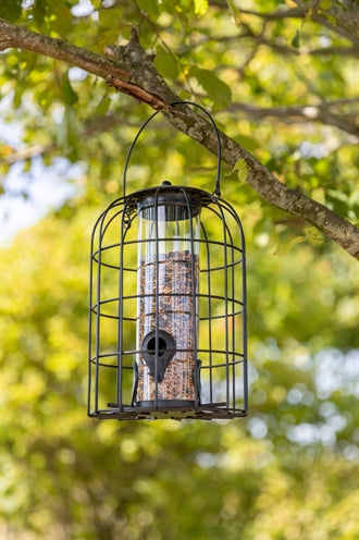 Trixie Voerdispenser with mesh protection black
