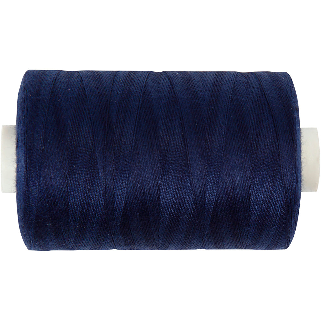 Creativ company naaigaren, marineblauw, 1000 m 1 rol