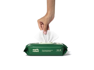 Earth rated dog wipes odorless compostable