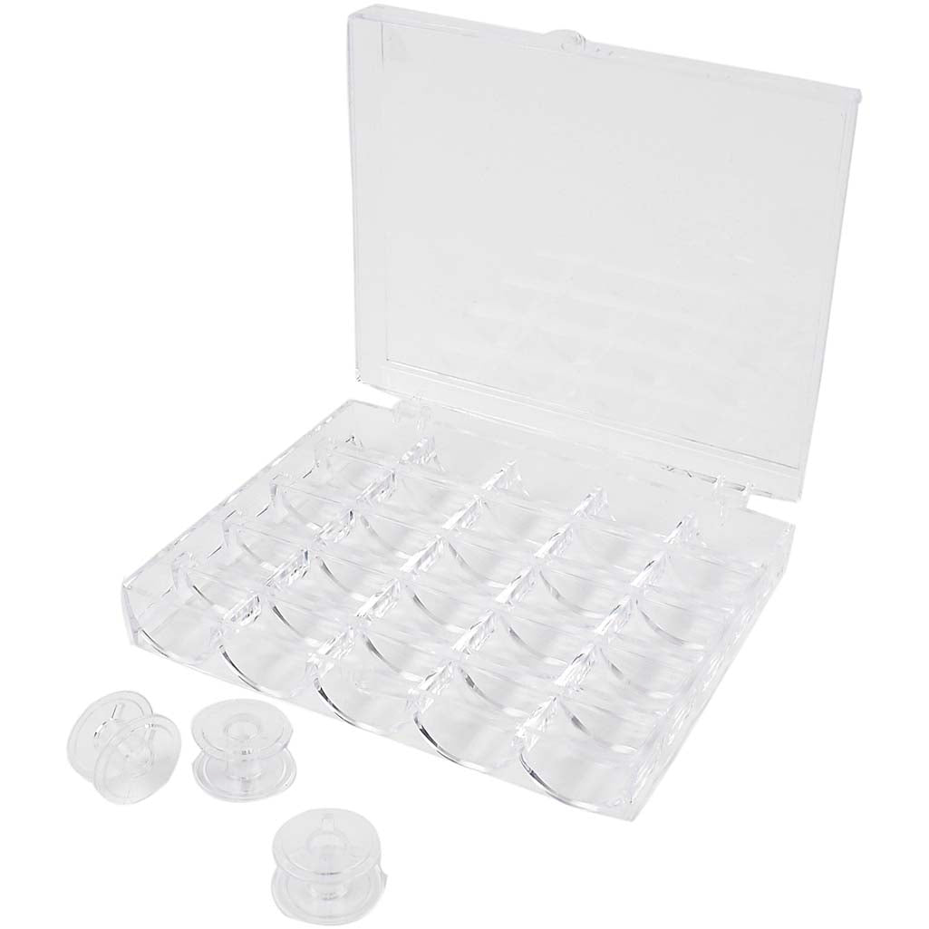Creativ company naaimachine spoelen, h: 10 mm, d 20 mm, 1 set