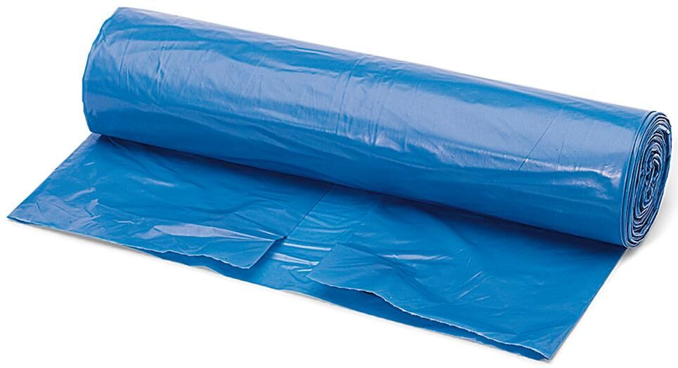 Nölle profi brush nölle vuilniszak garbage bag, blue, 120l wheels of 25 pieces