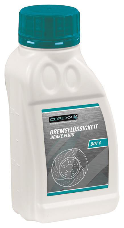 Corexx brake fluid dot 4 brake fluid dot 4 250ml bottle