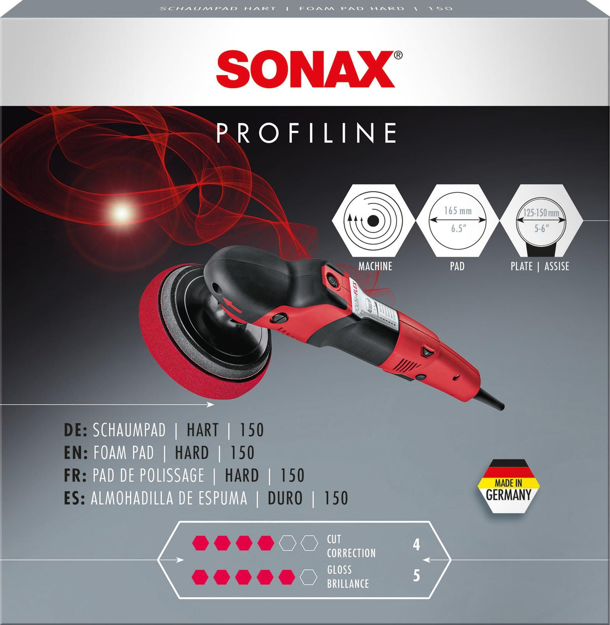 Sonax polijstspons foam pad hardeners 150